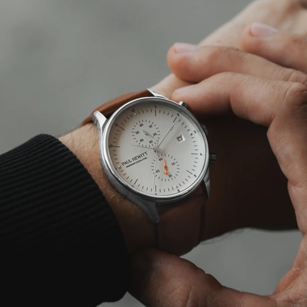 Chrono Quartz Leather brown