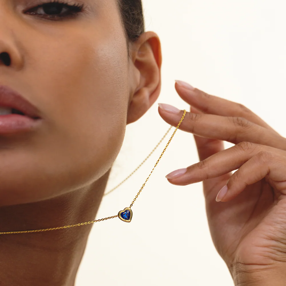 Heart of the Sea Mono Necklace Gold