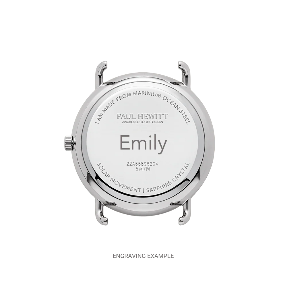 Sailor 33 mm watch silver blue