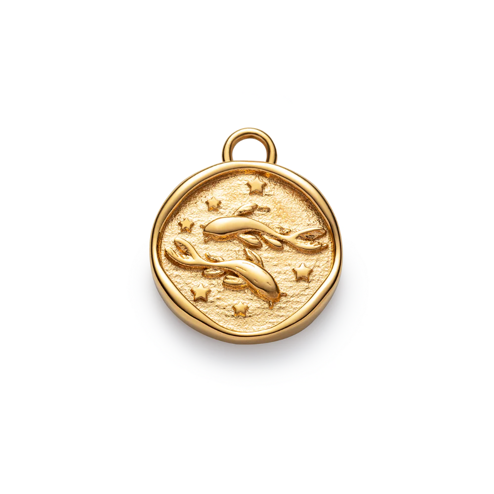 Pisces Charm Gold