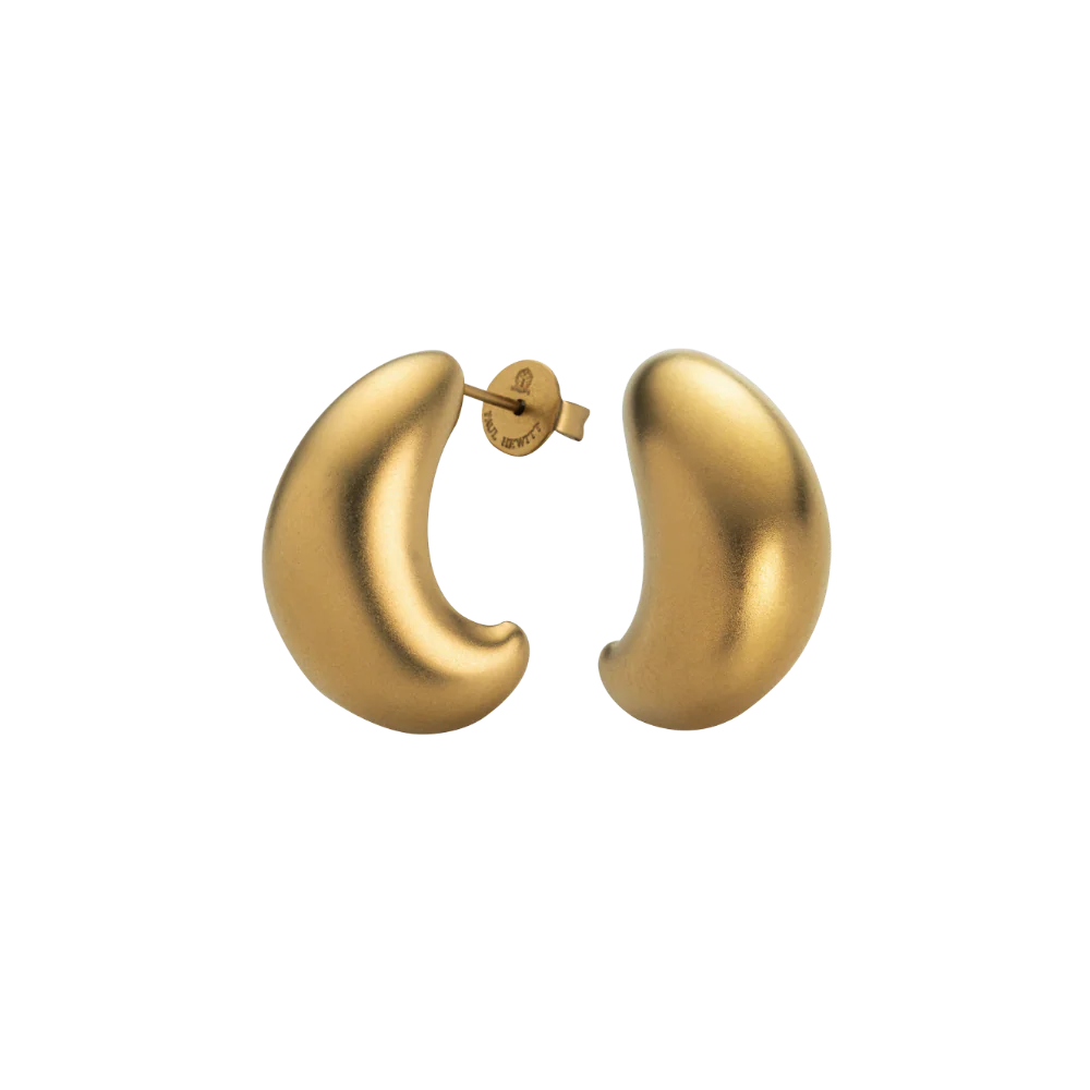 Waves Motion Earring Gold