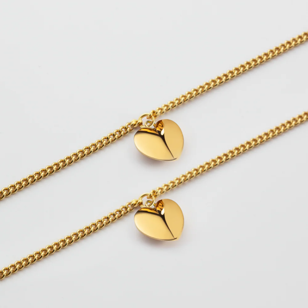 Ocean Heart Mama Set Gold