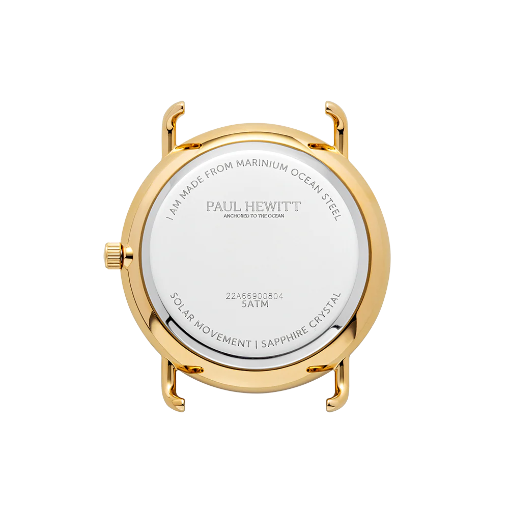 Sailor 39 mm watch gold blue