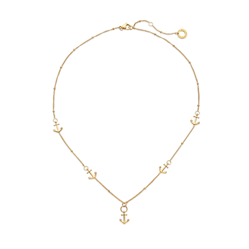The Anchor II Necklace Gold