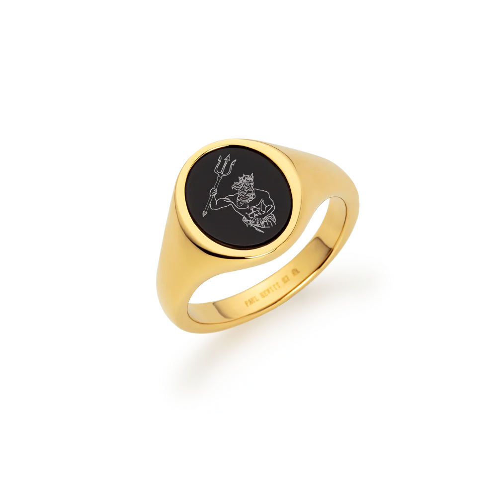 Men's Poseidon Ring Gold