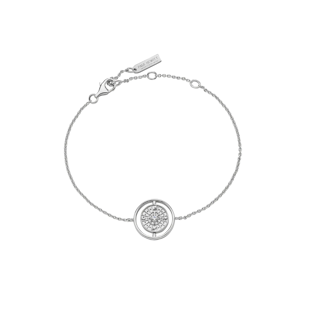 Windrose Twister Bracelet Silver