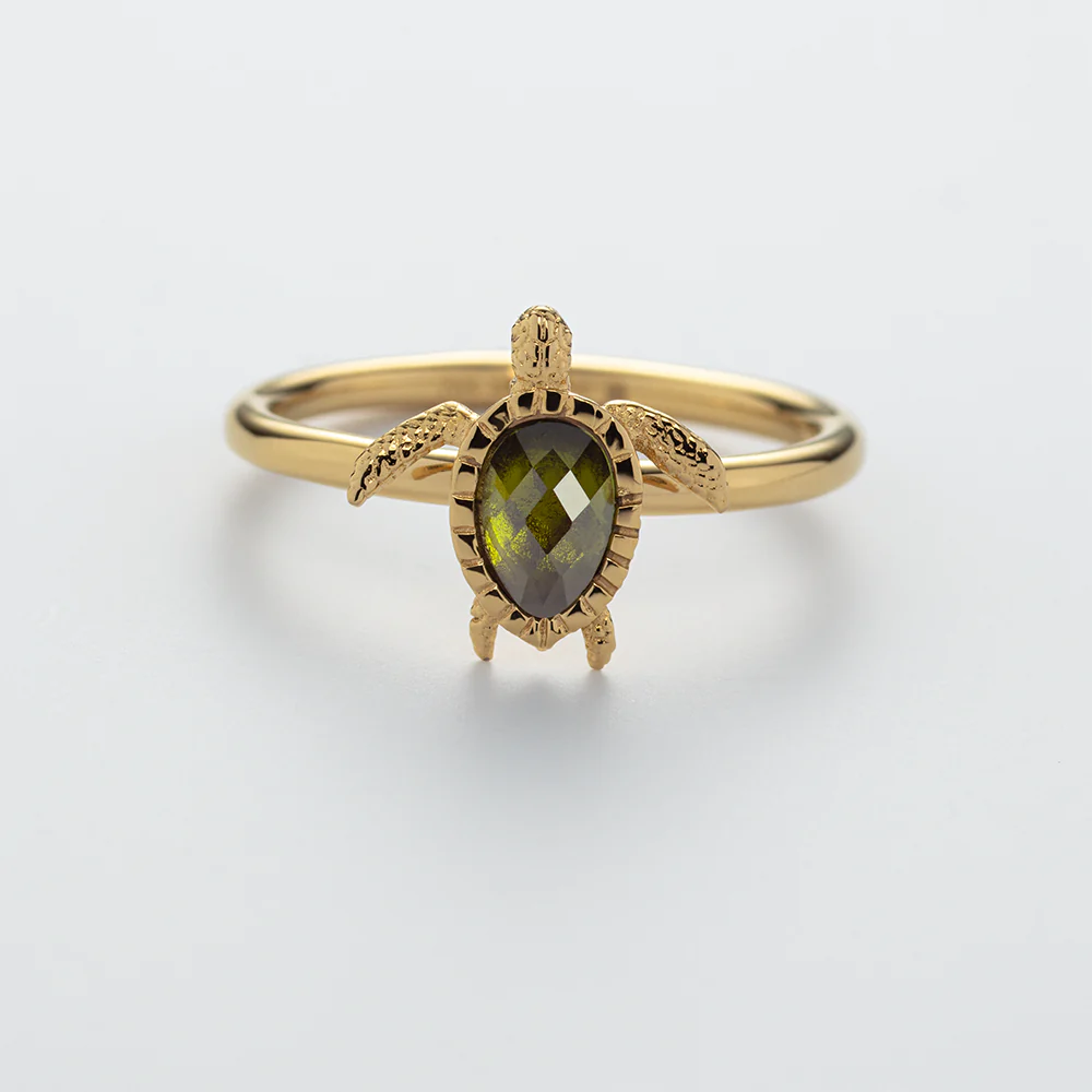 Turtle Ring Gold