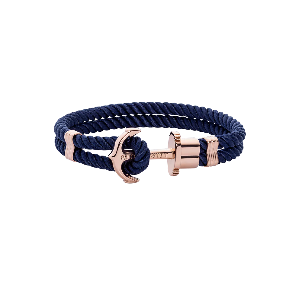 PHREP bracelet rose gold navy blue