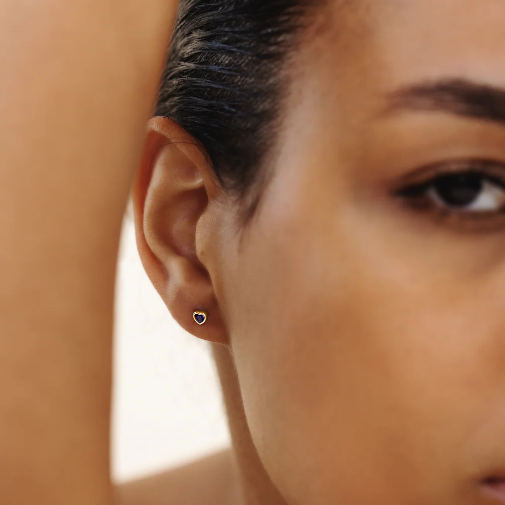 Heart of the Sea Mono Earring Gold