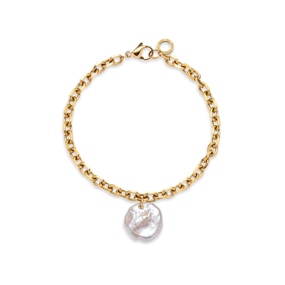 Treasures of the Sea Pearl Bracelet Gold