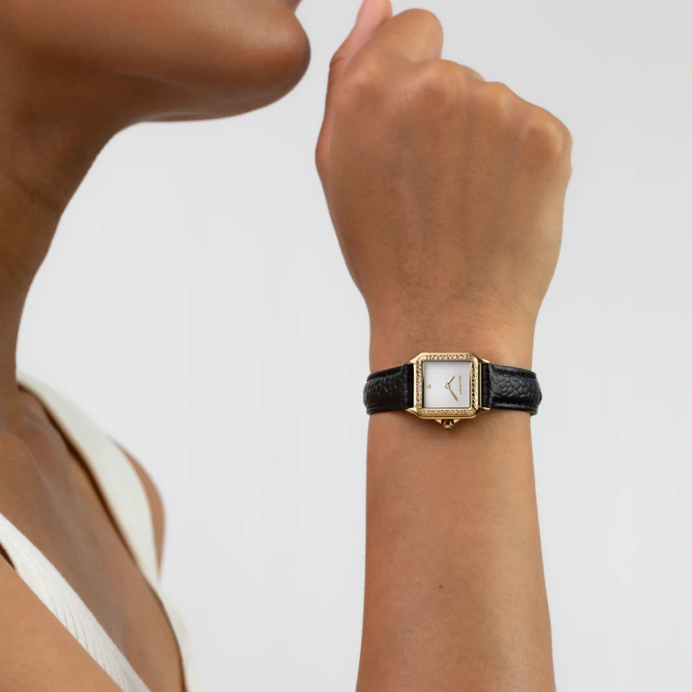 Petite Tortue white & gold