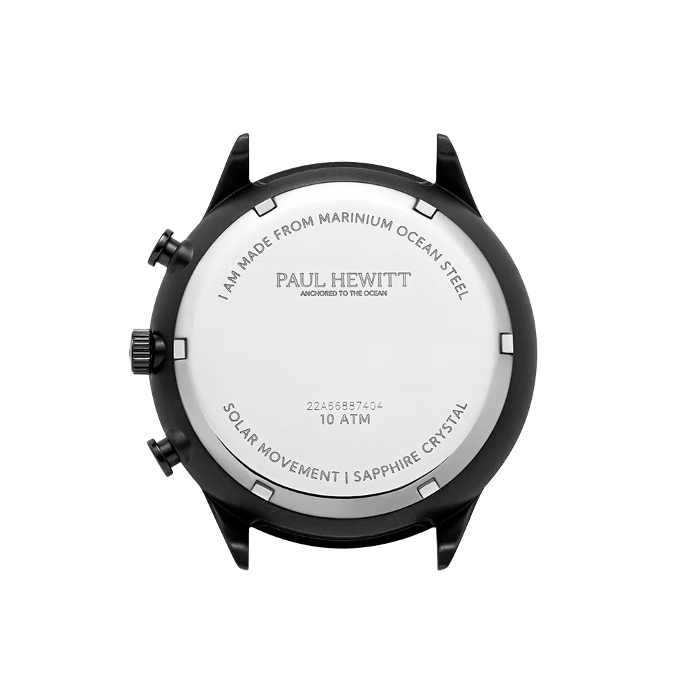 Chrono Watch Black White