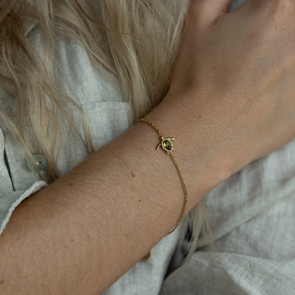 Turtle Mono Bracelet Gold