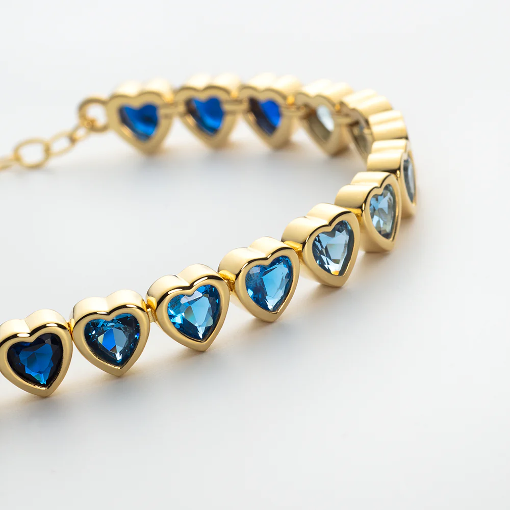 Heart of the Sea​ Rainbow Bracelet Gold