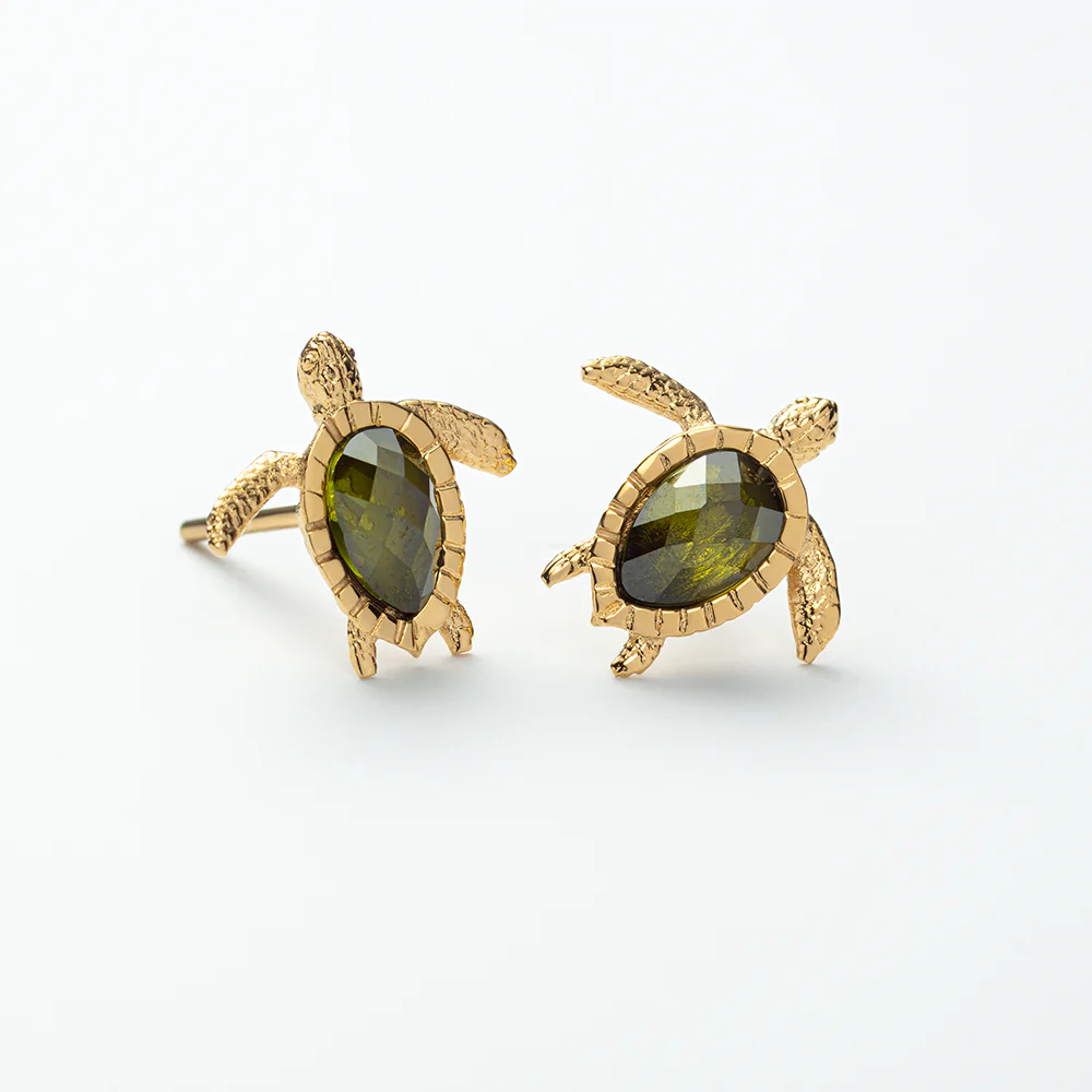 Turtle Earring Gold