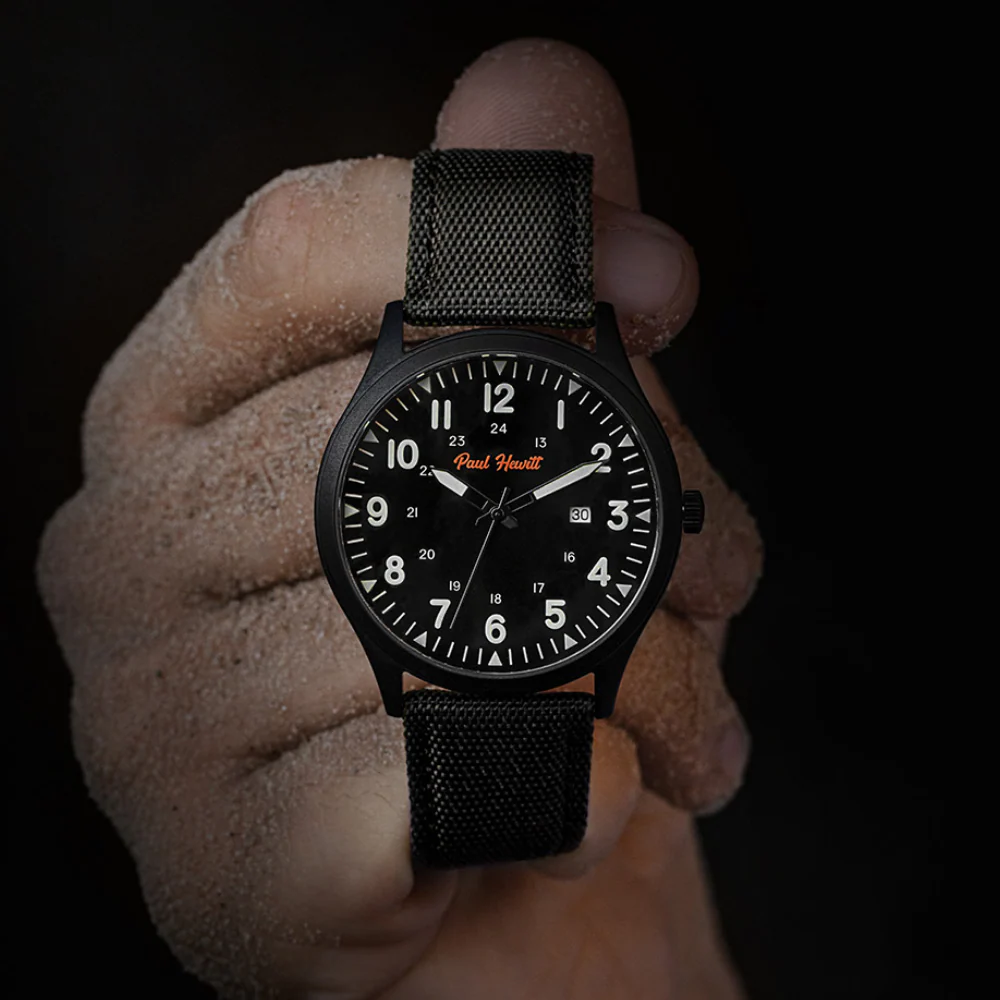 Captain's Field Watch Midnight black