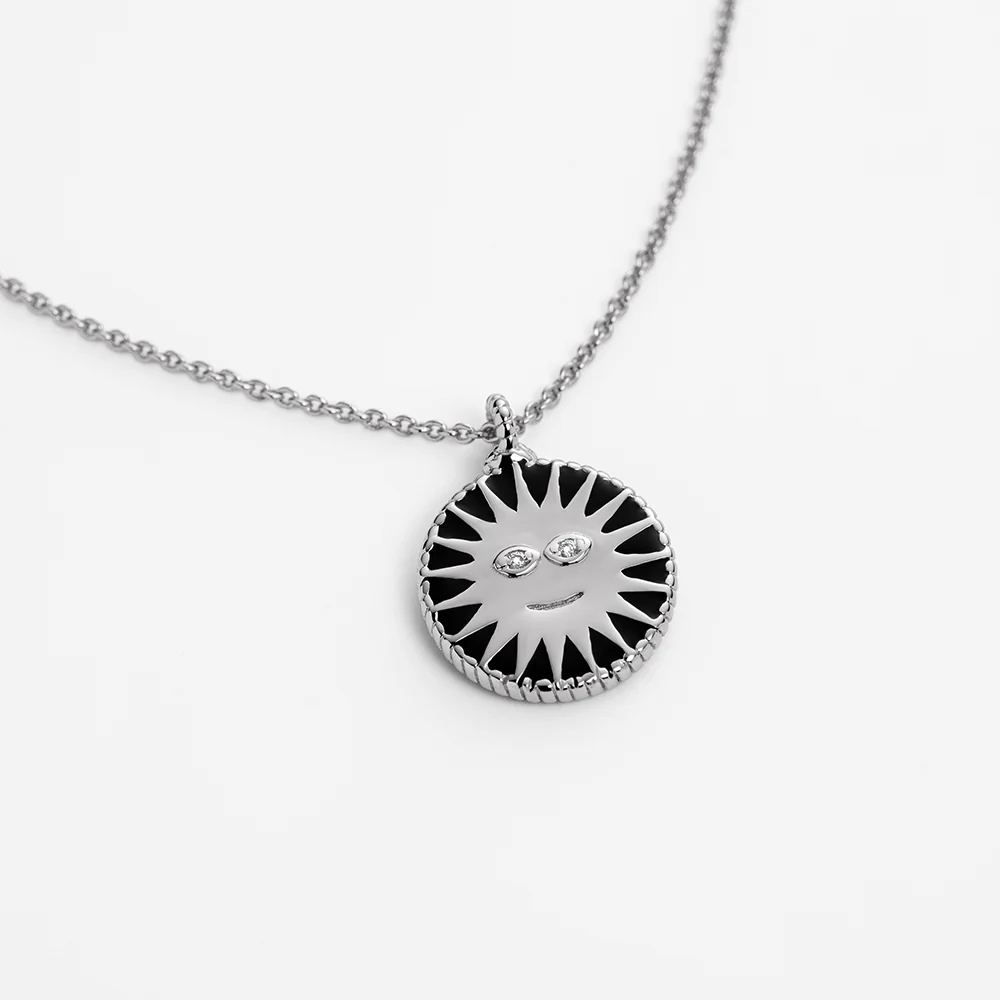 SuMoS Necklace Silver night black