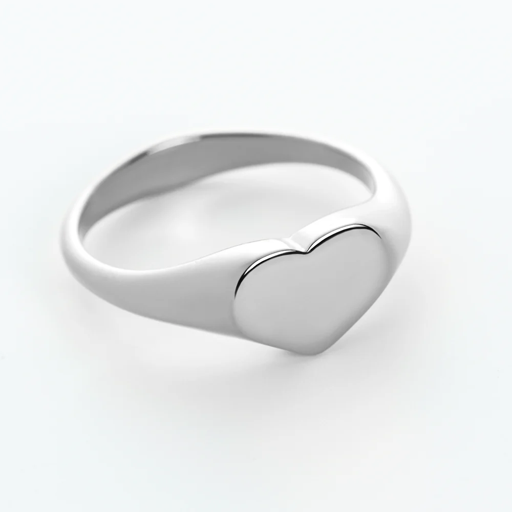 Heart Ring Silver