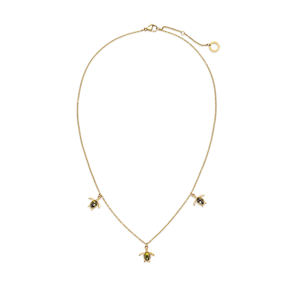 Turtle Necklace Gold