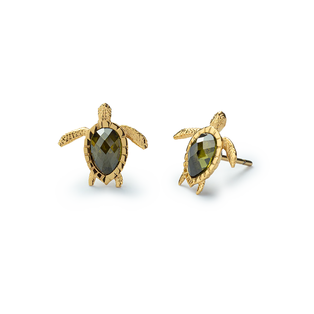 Turtle Earring Gold