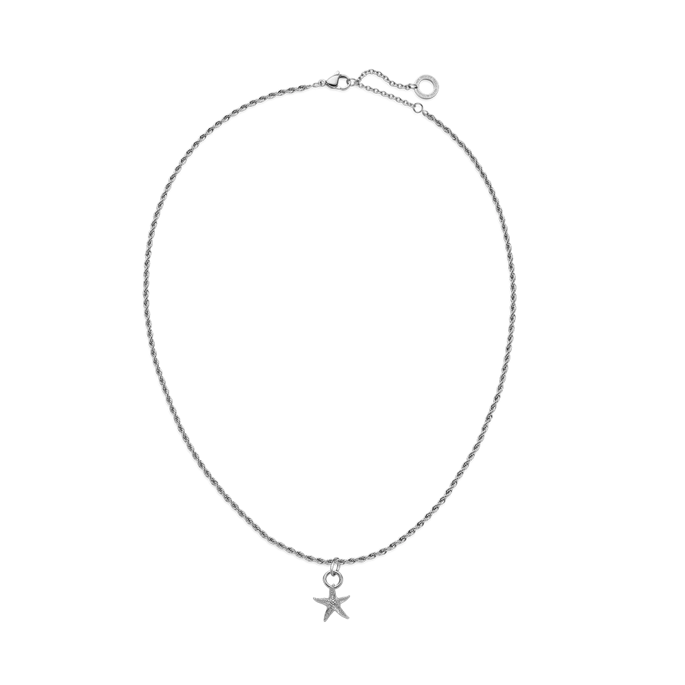 Starfish charm silver