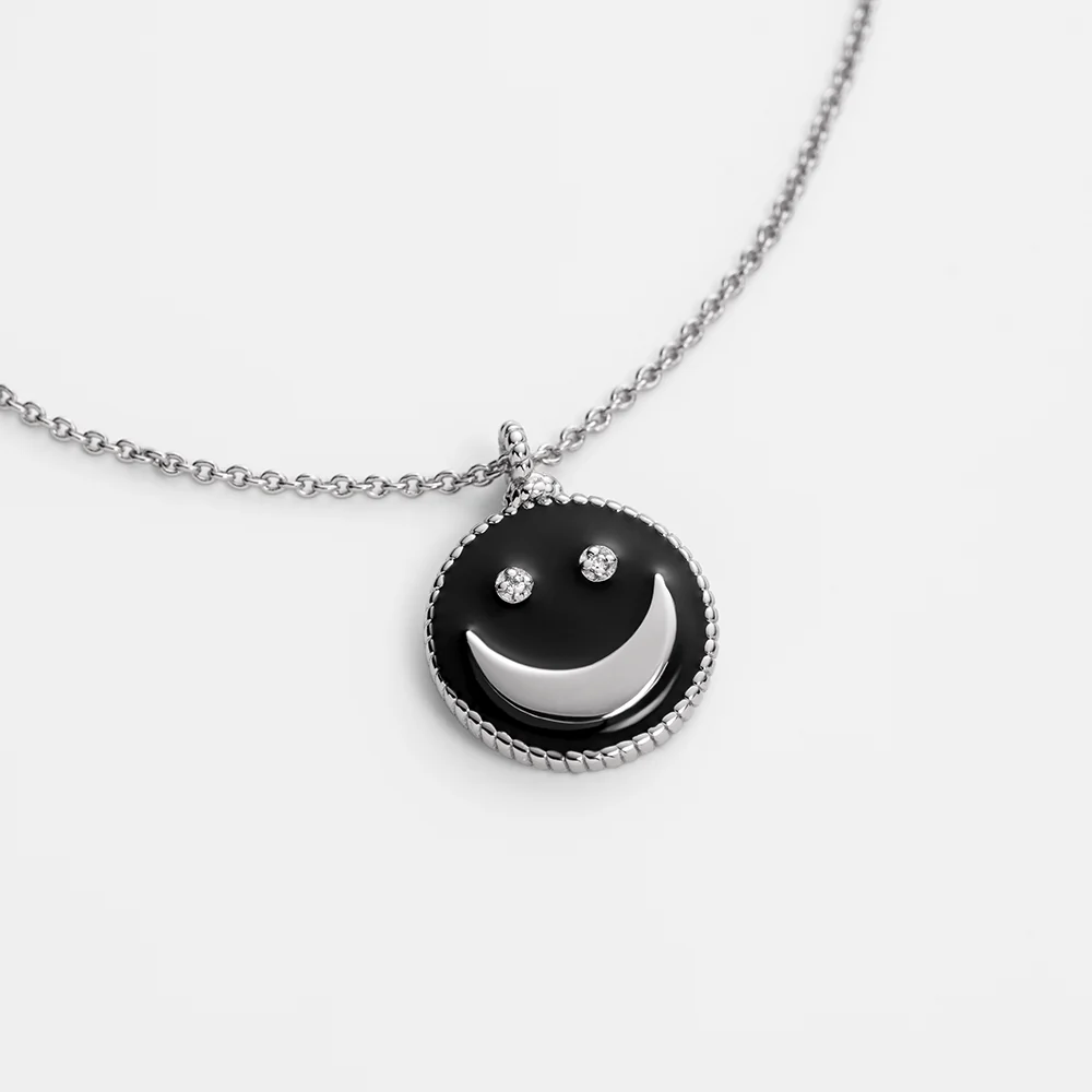 SuMoS Necklace Silver night black