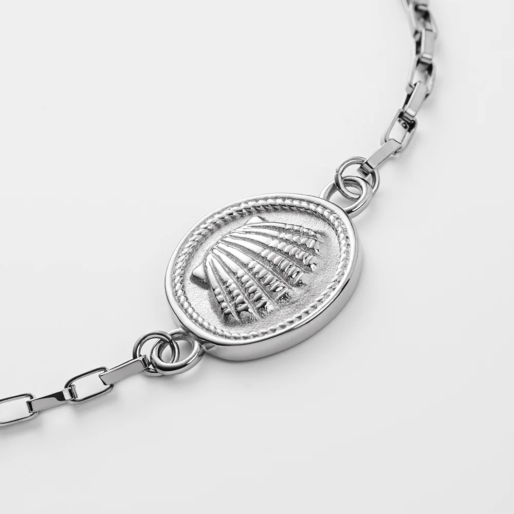 Scallop Bracelet Silver