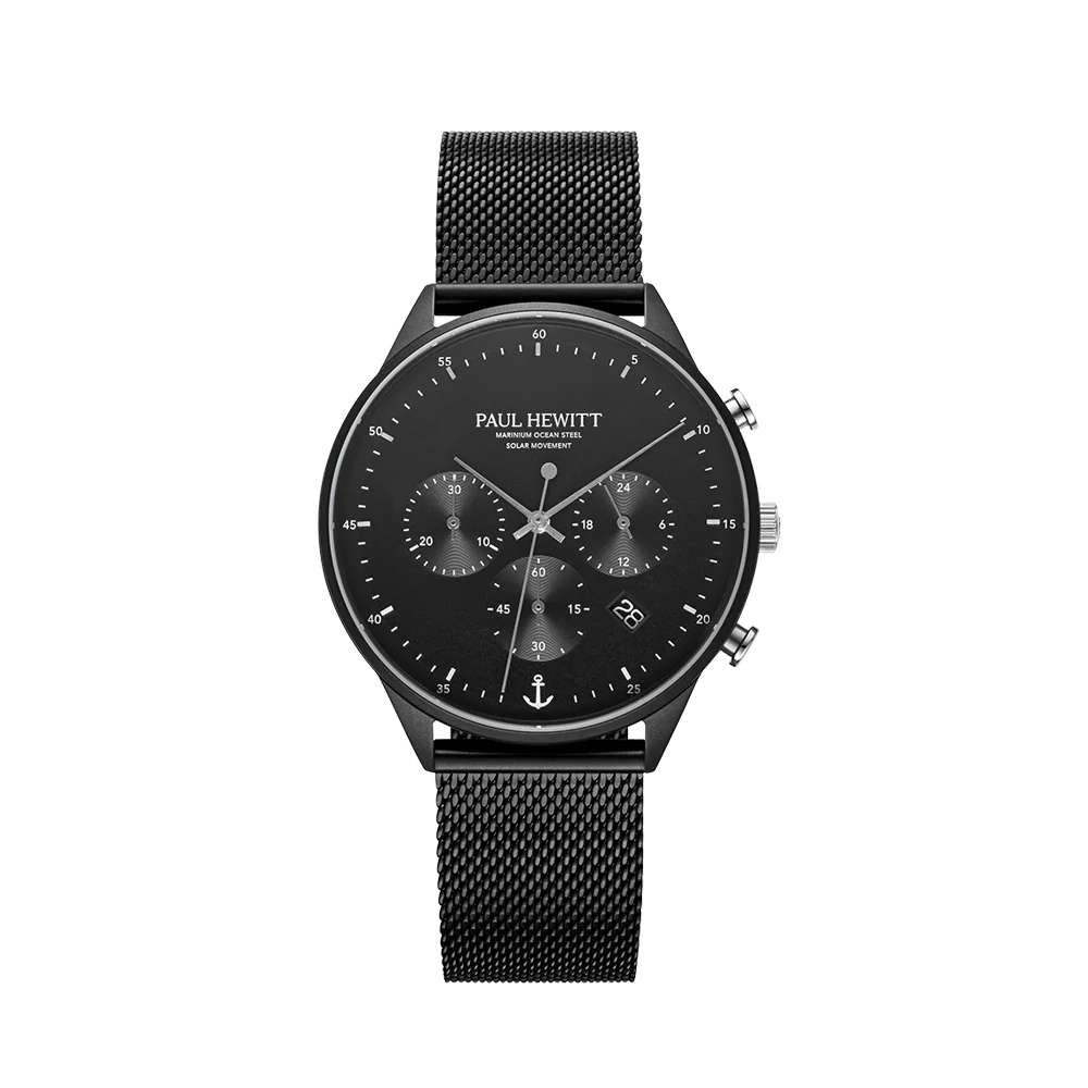 Chrono watch black