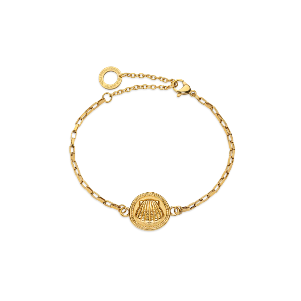 Scallop Bracelet Gold