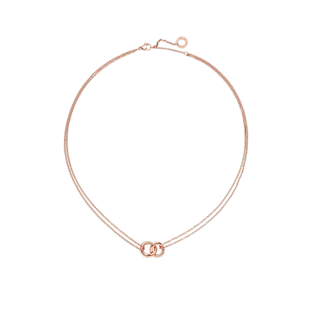 Waves Necklace Rose gold