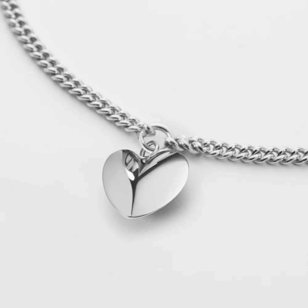 Ocean Heart Bracelet Silver