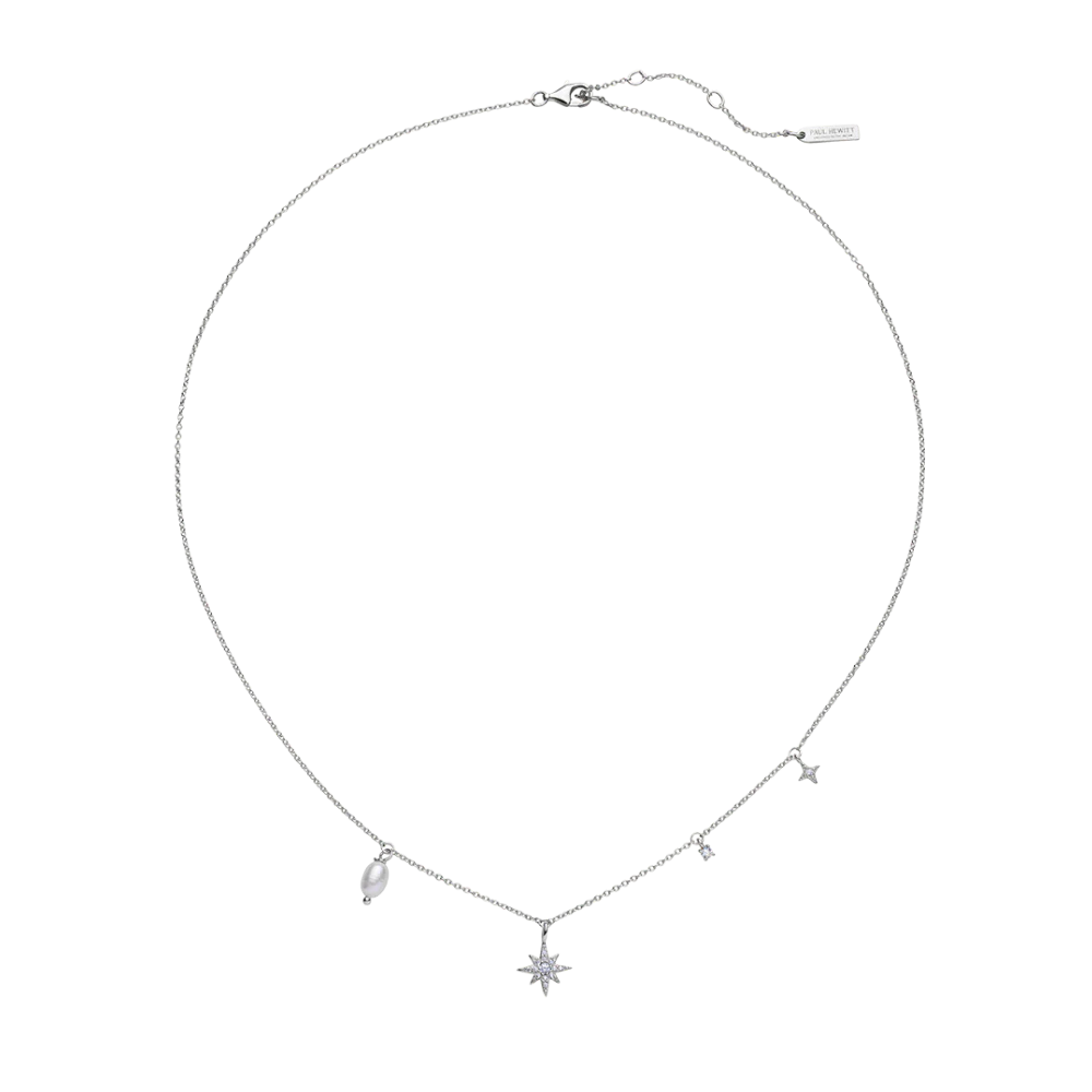 Windrose Celestial Necklace Silver