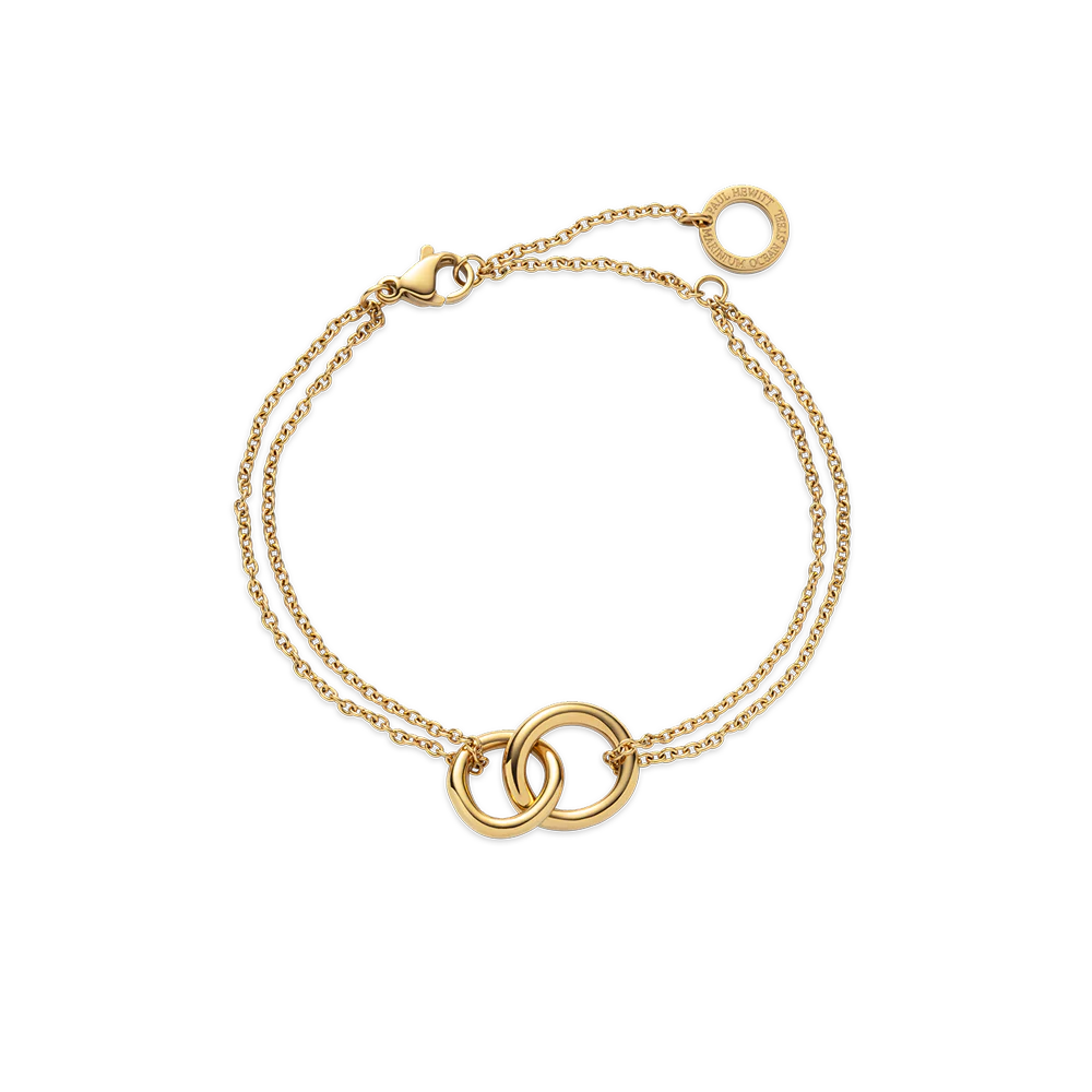 Waves bracelet gold