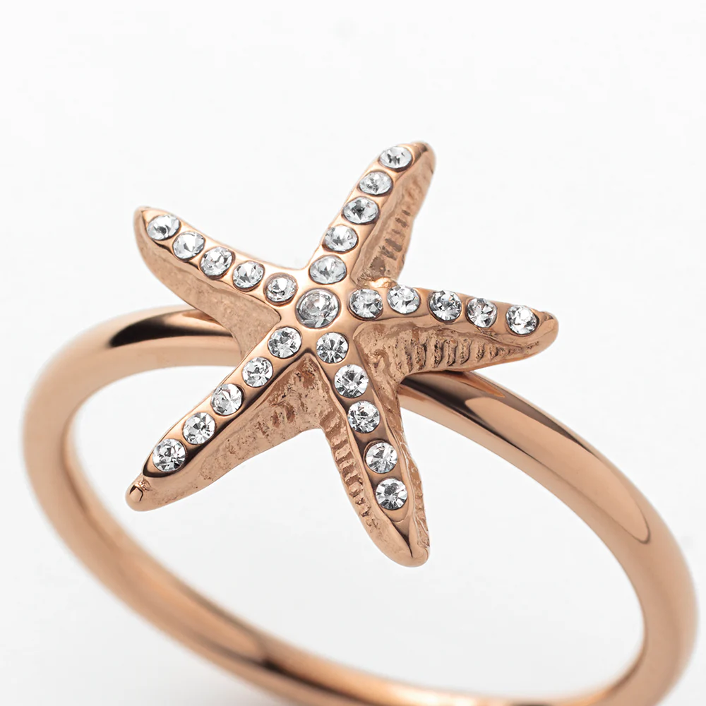Sea Star Ring Rose Gold