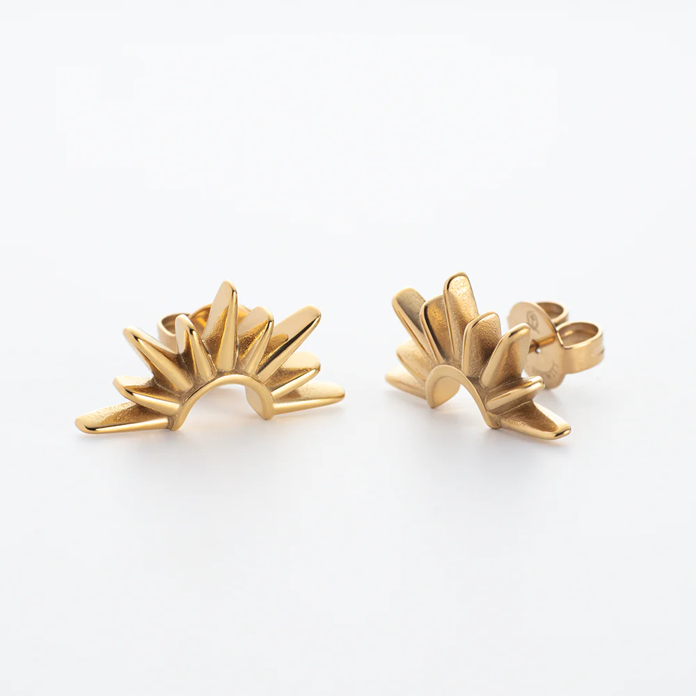 Aurora Halo Earring Gold