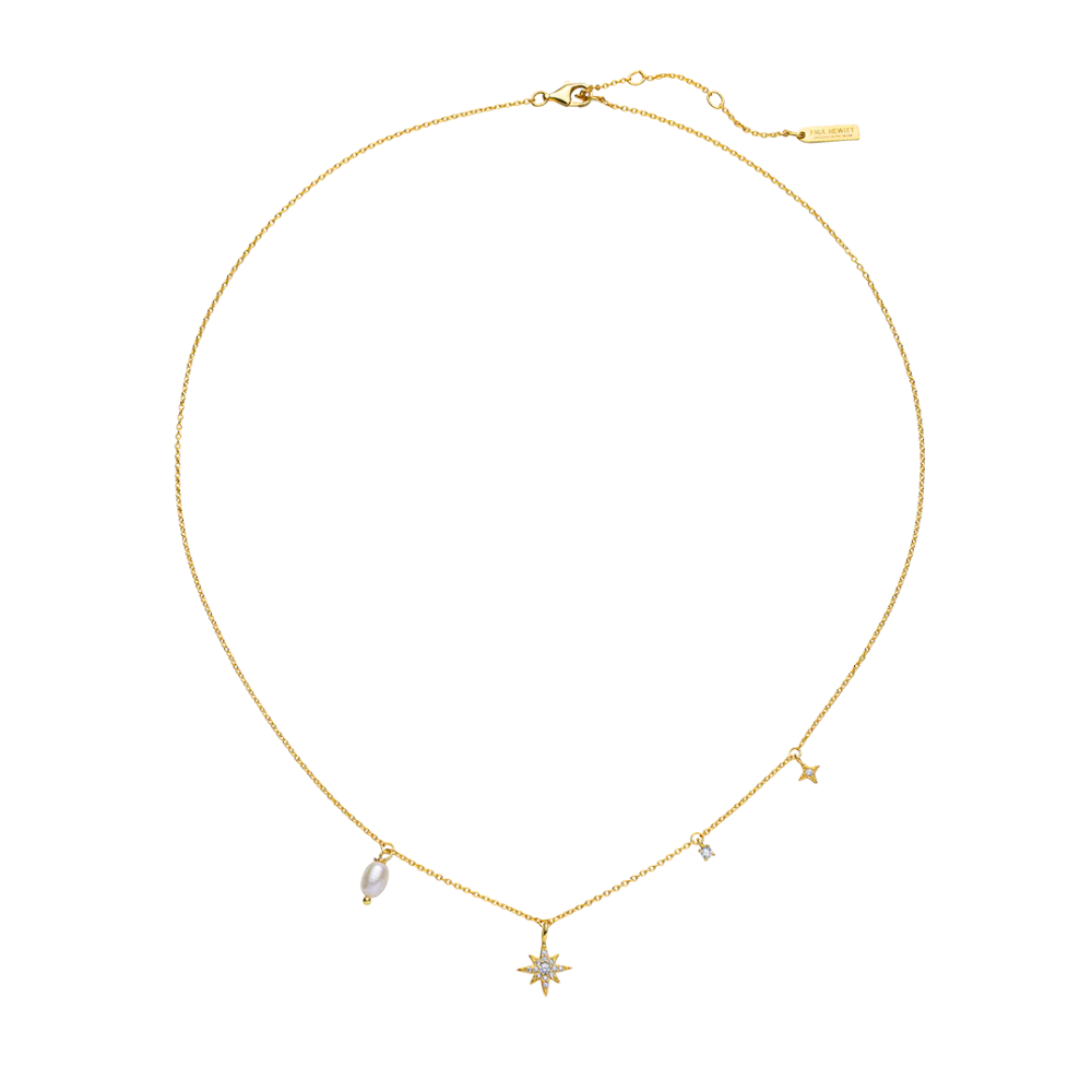 Windrose Celestial Necklace Gold