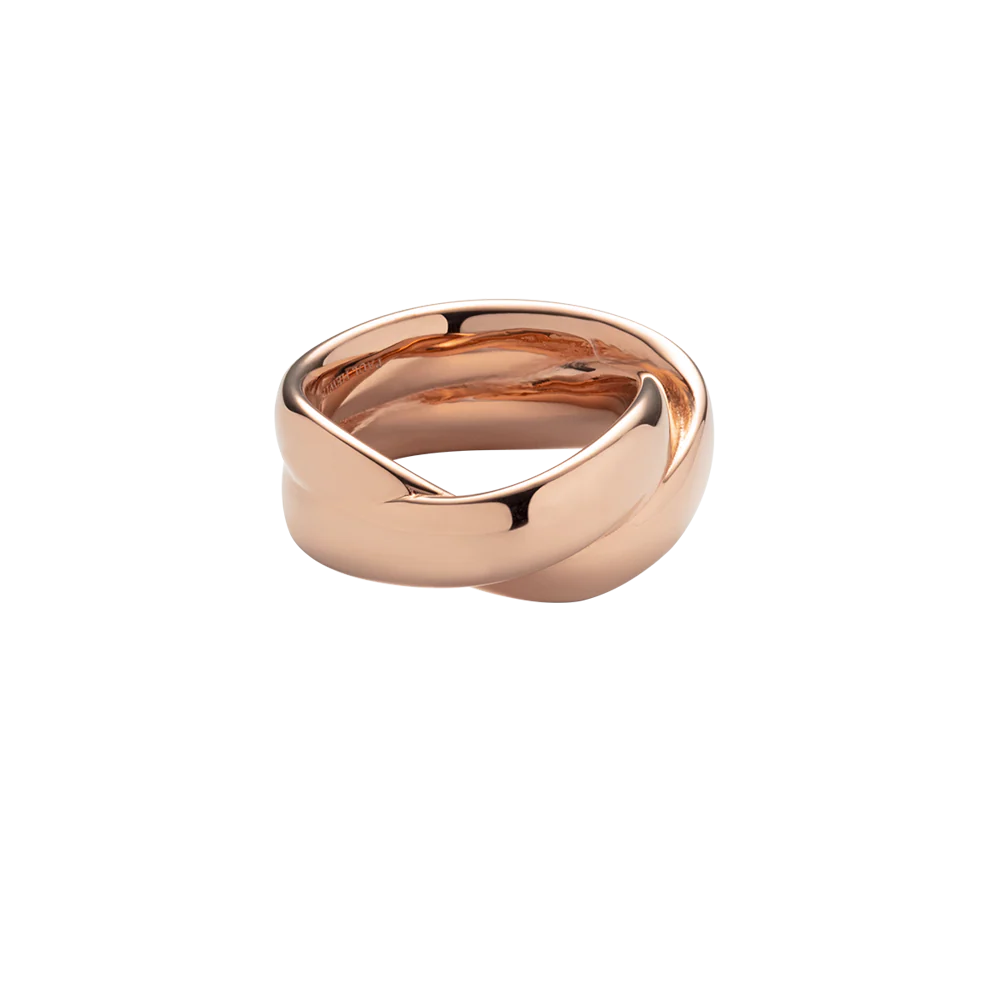 Waves Duo Ring Rose Gold