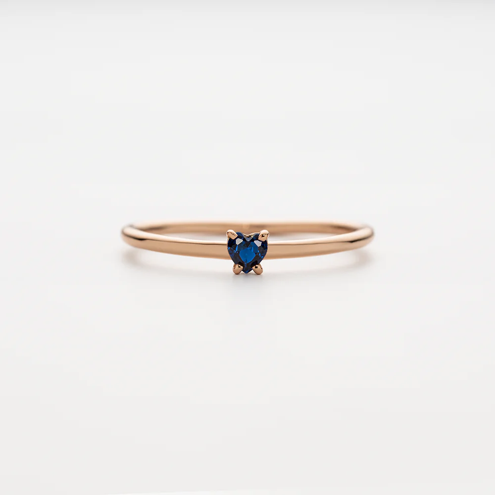 Heart of the Sea ring rose gold