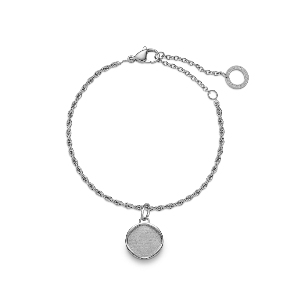 Engravable Coin Charm Silver