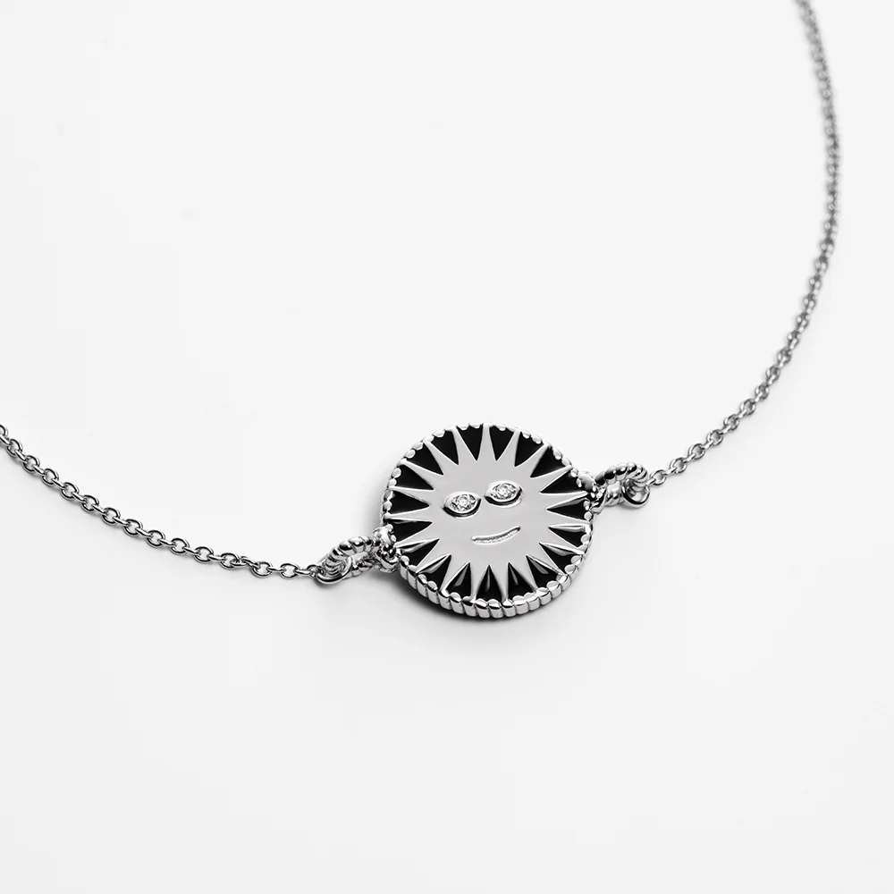 SuMoS Bracelet Silver night black