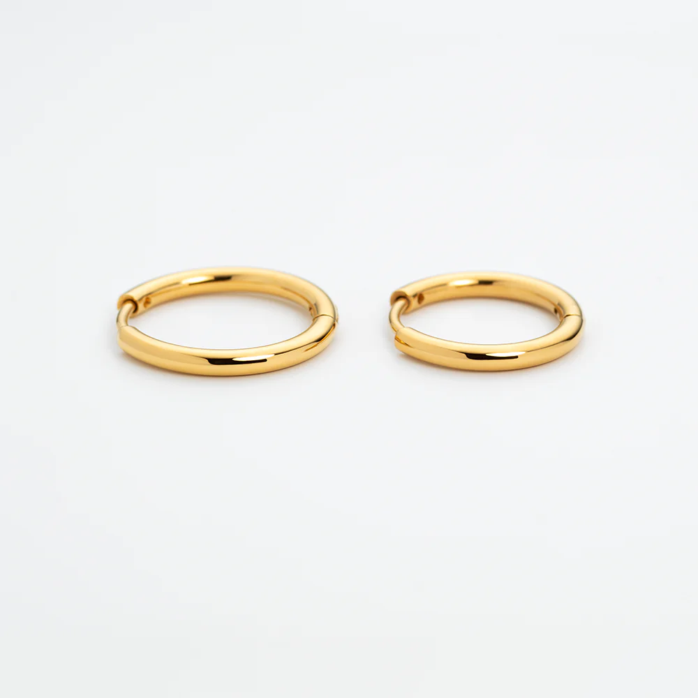 Treasures of the Sea Hoops Set Gold