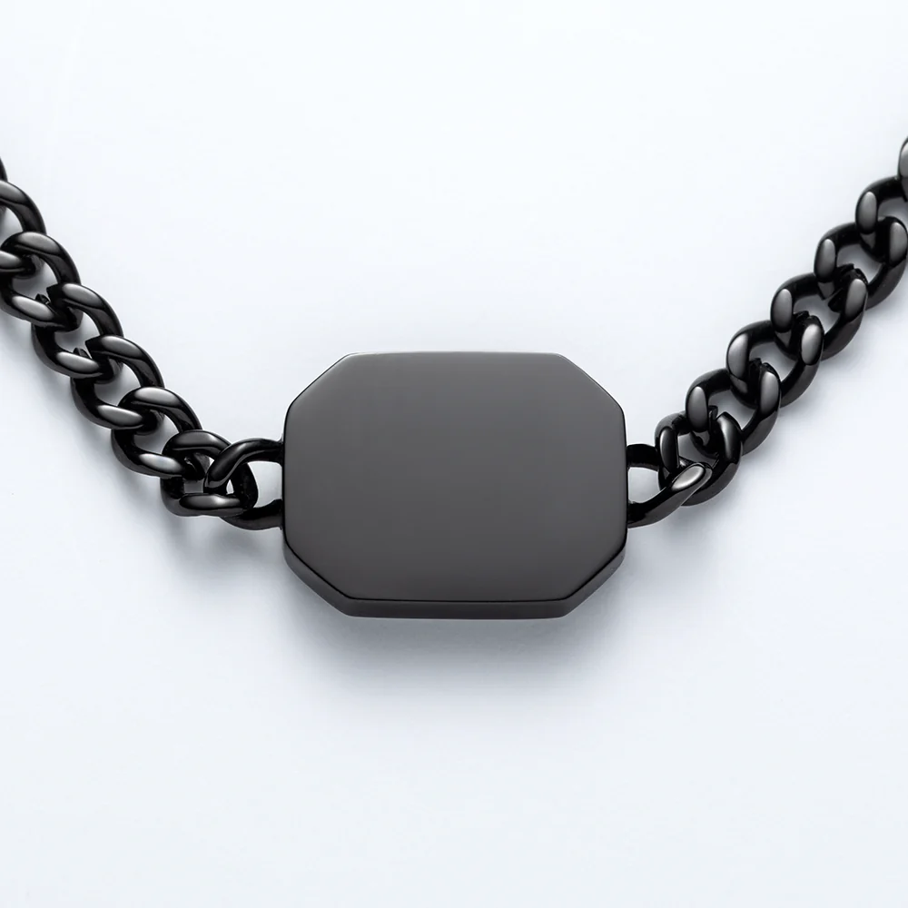 Men's Windrose II Necklace Black