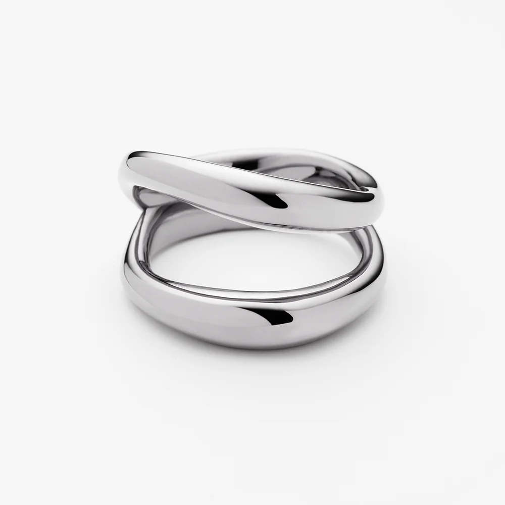 Waves Ring Silver