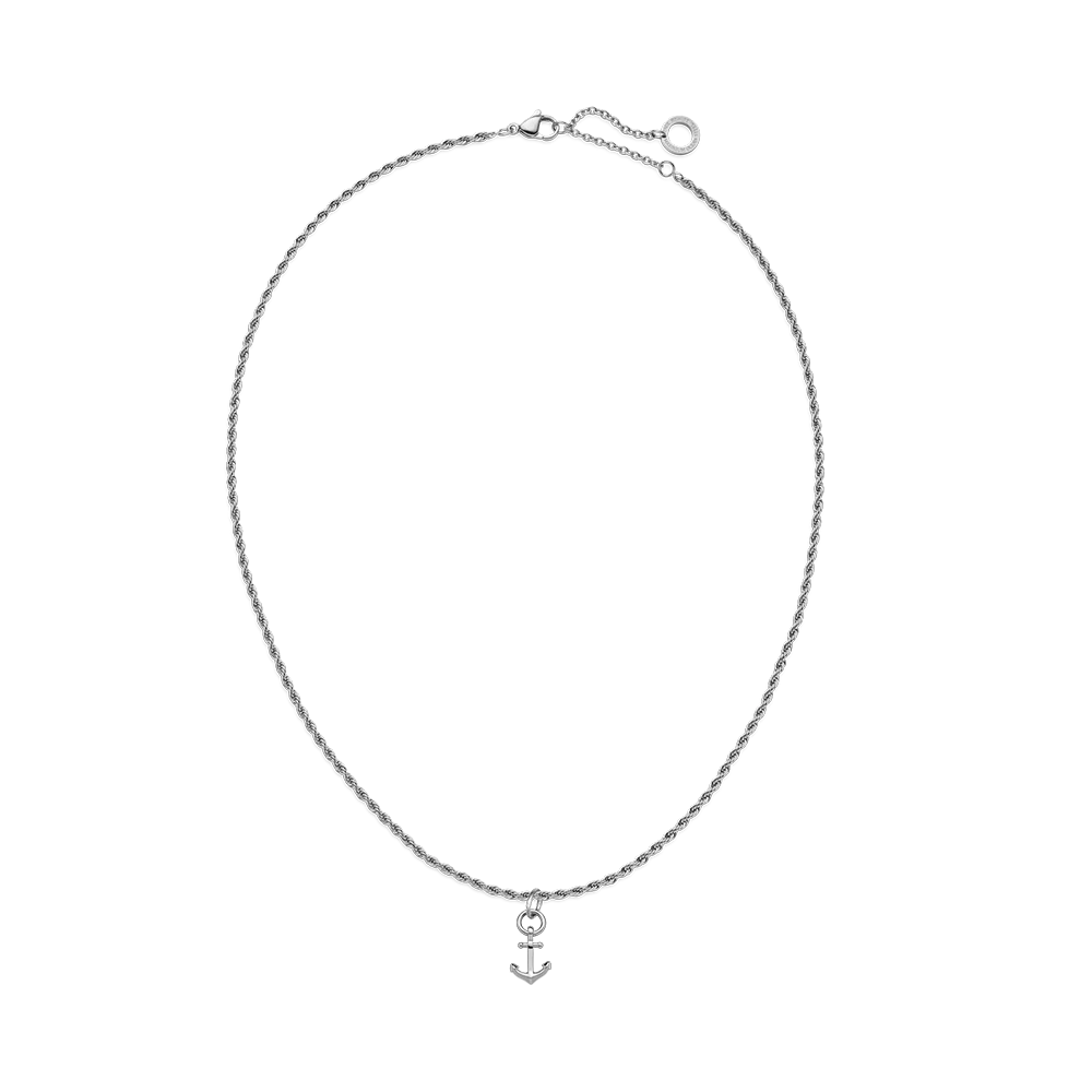 Rope Chain Necklace Silver