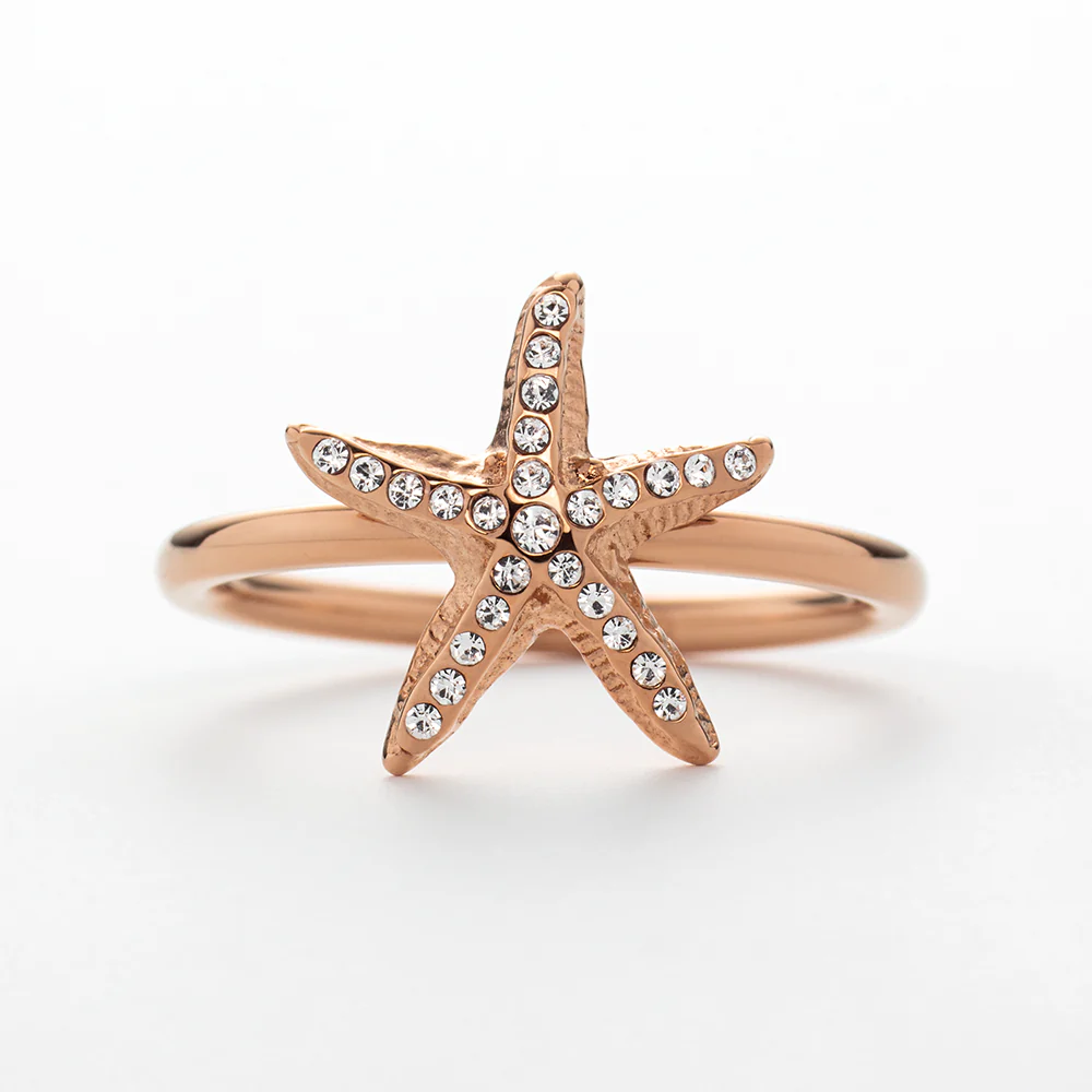 Sea Star Ring Rose Gold