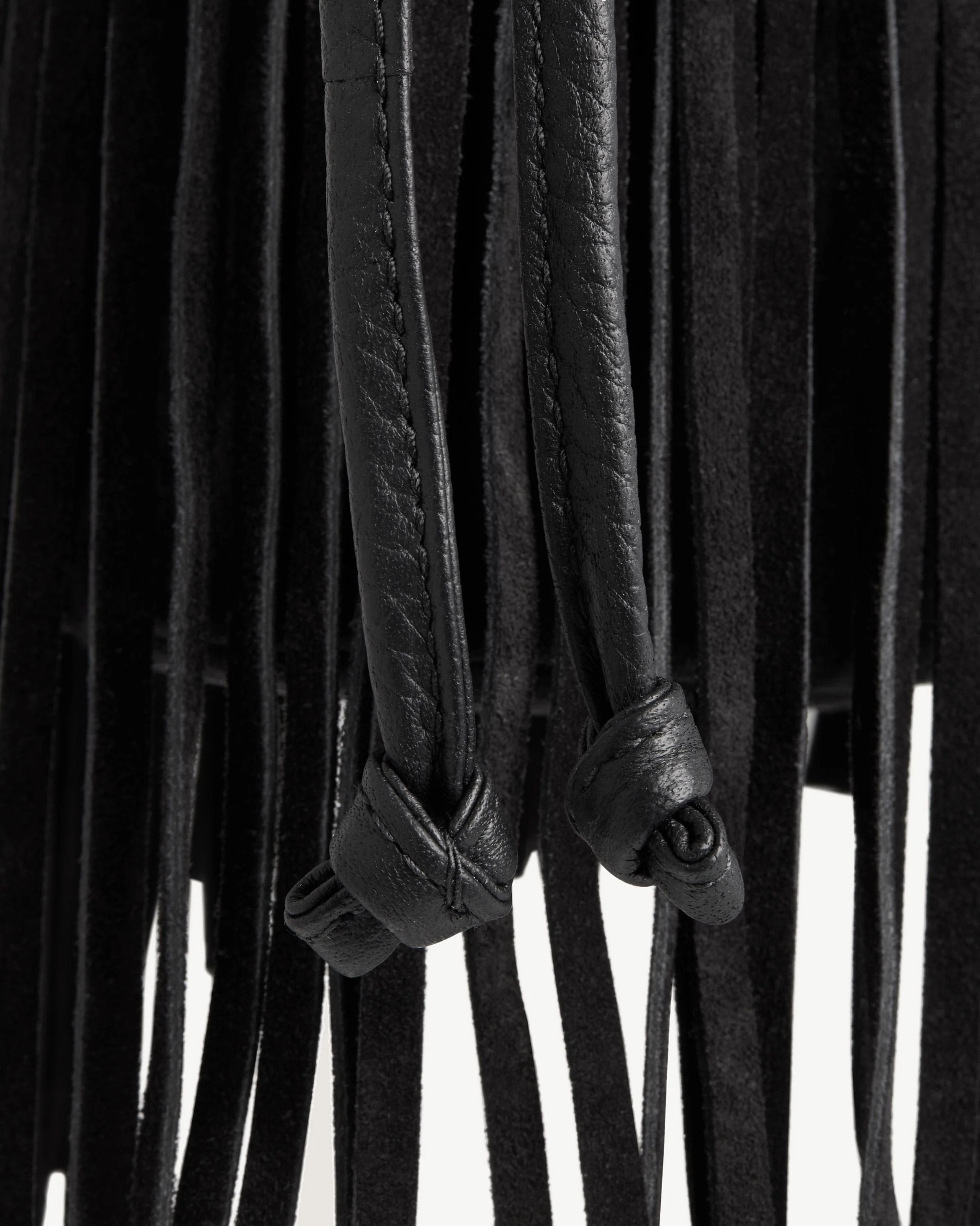 Charlotte Drawstring - Cinq a Sept Black Fringe