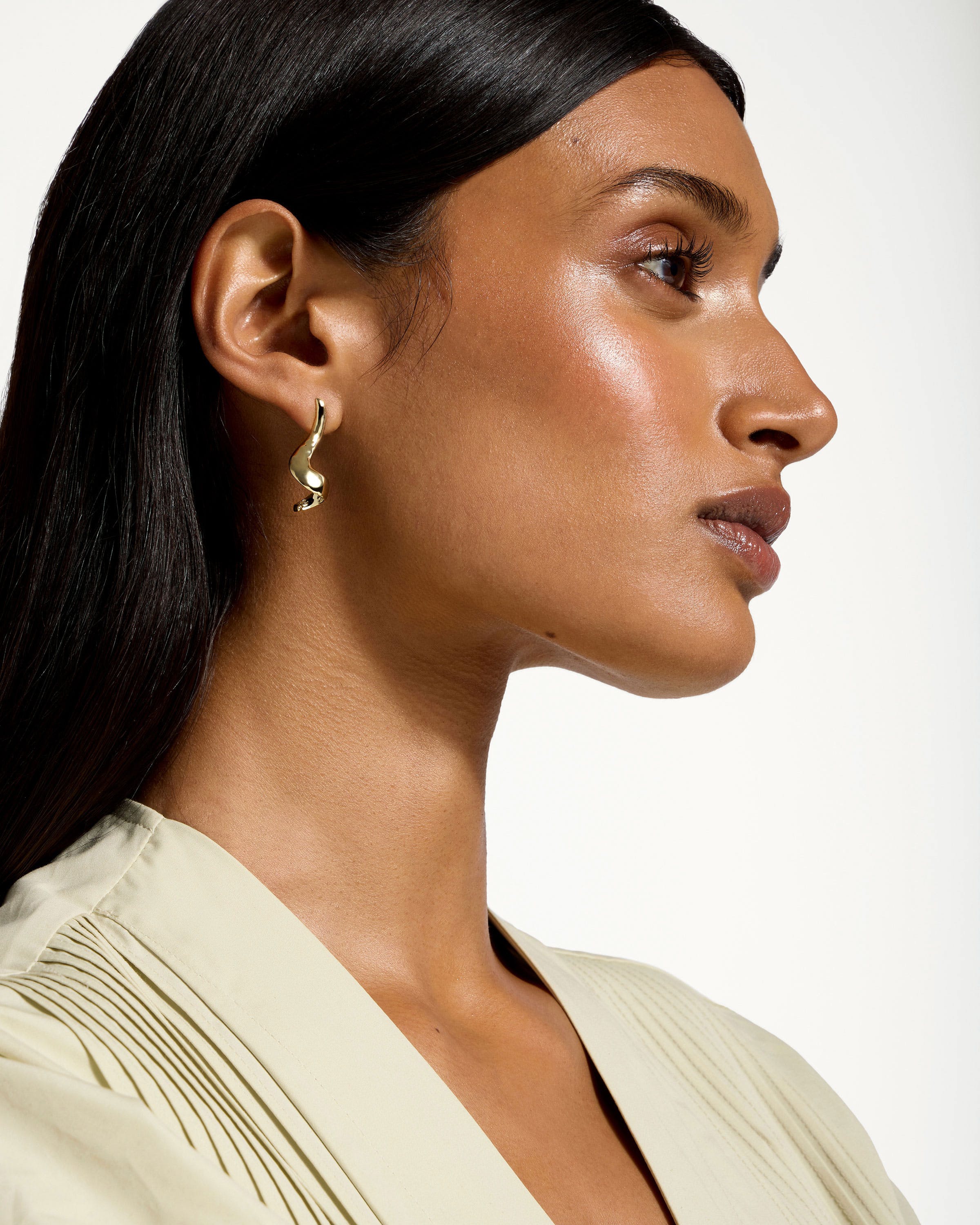 St James Earrings - 22 Carat Gold Gilded