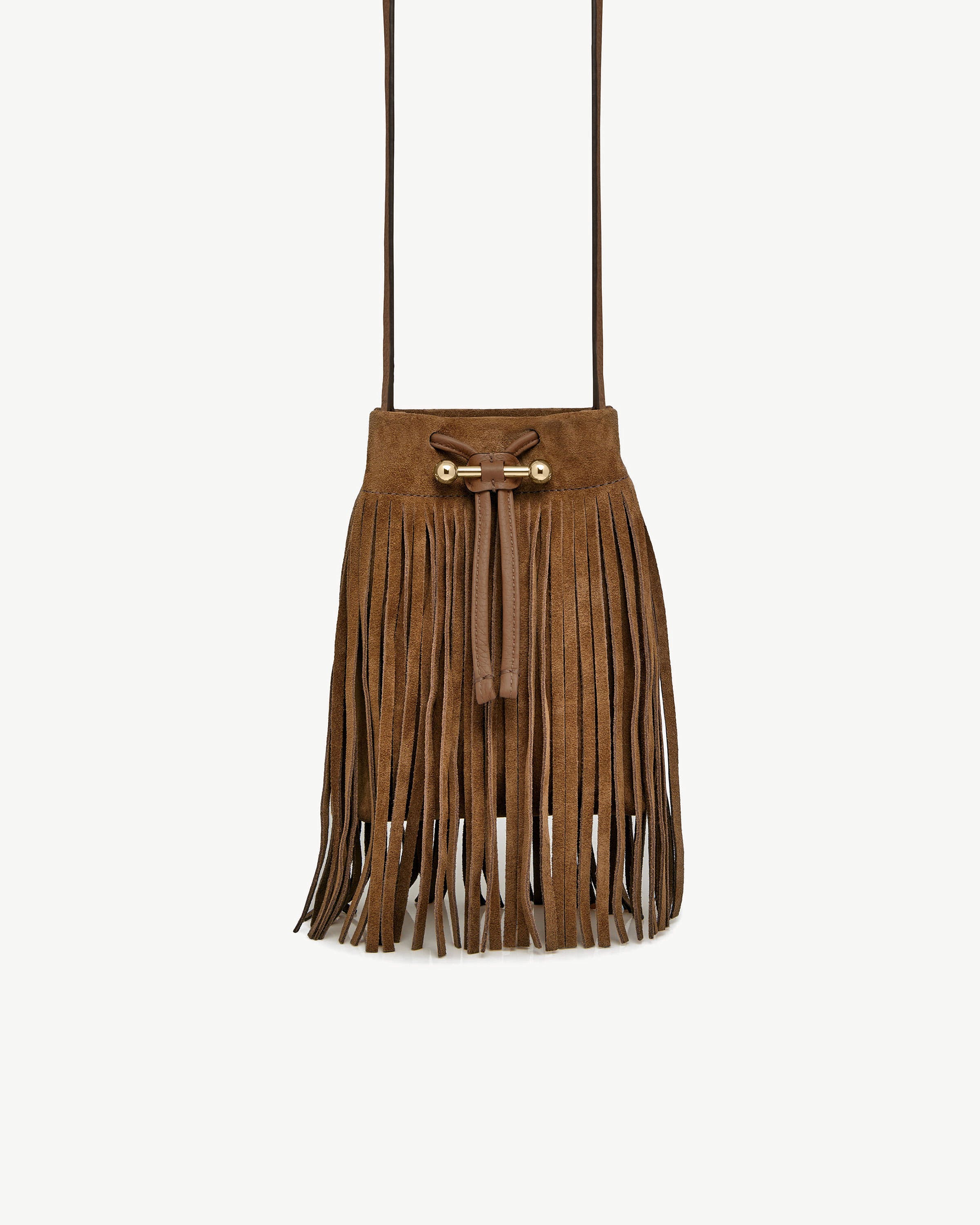 Osette Midi Pouch - Cinq a Sept Toffee Fringe
