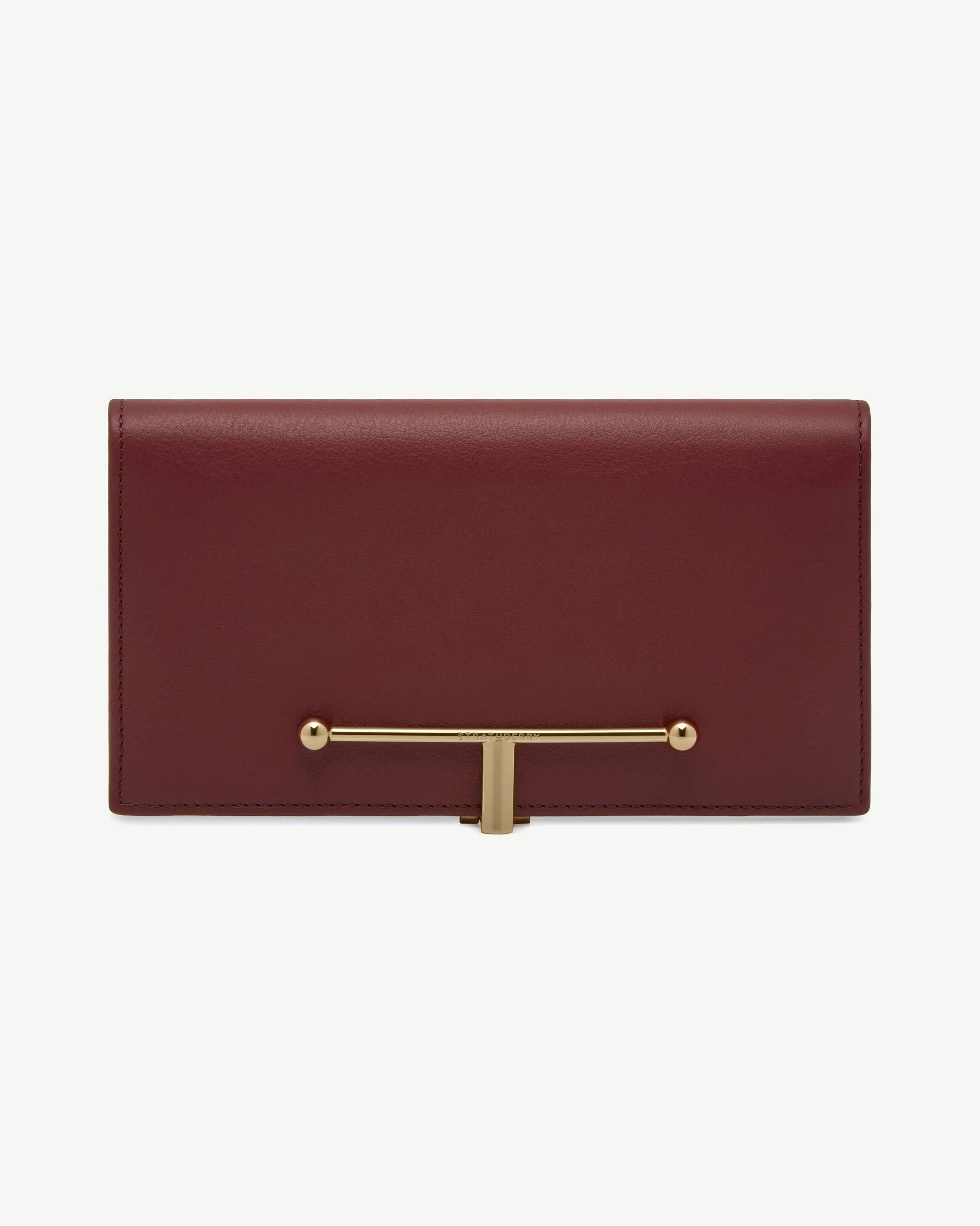 Large Melville Street Wallet - Oxblood/Espresso