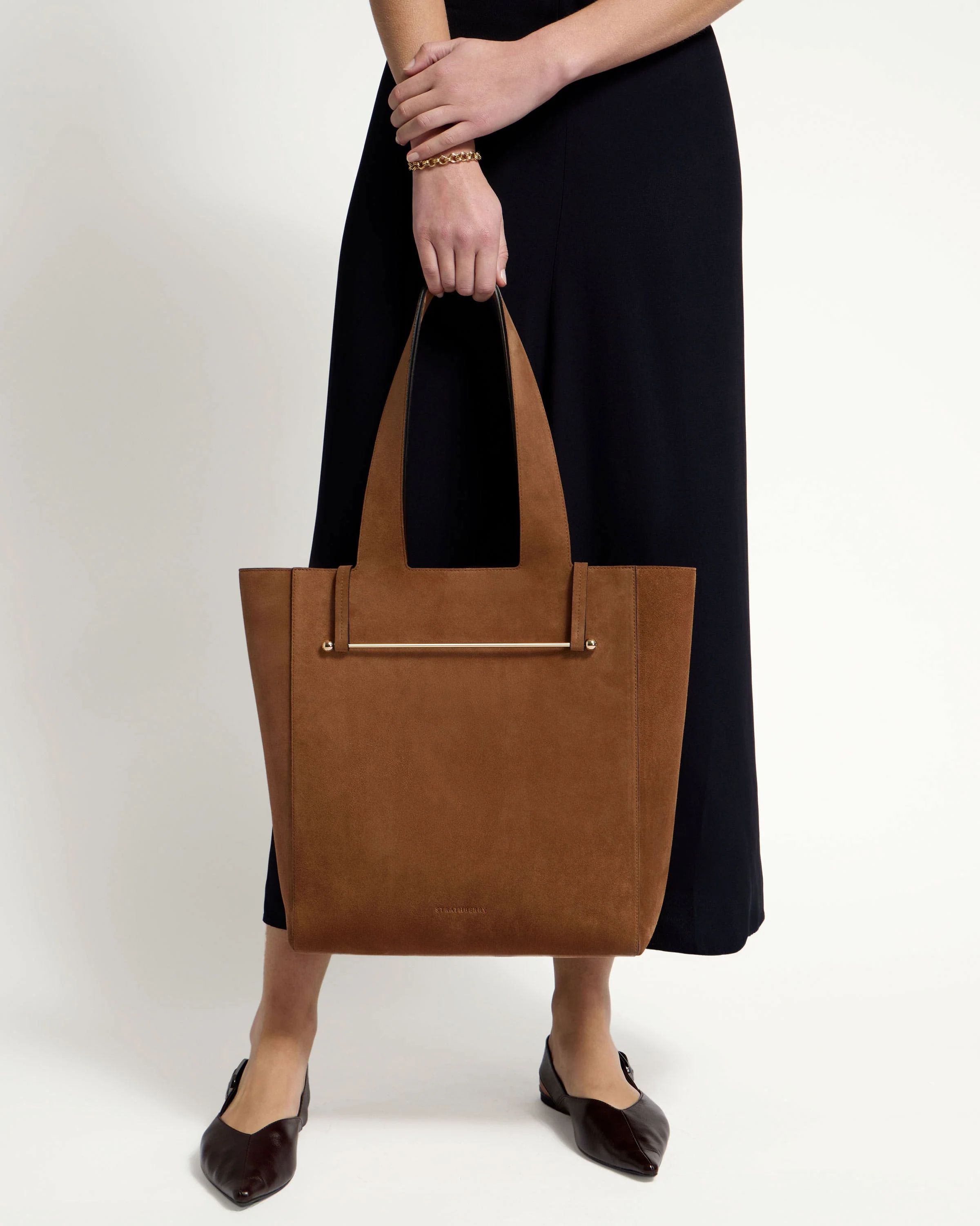 Melody Tote - Tan Suede